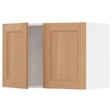 SEKTION Gabin pared 2 puertas c/ estantes, blanco/Vedhamn roble, 76x37x51 cm