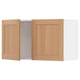 SEKTION Gabin pared 2 puertas c/ estantes, blanco/Vedhamn roble, 91x37x51 cm