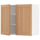 SEKTION Gabin pared 2 puertas c/ estantes, blanco/Vedhamn roble, 91x37x76 cm
