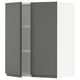SEKTION Gabin pared 2 puertas c/ estantes, blanco/Voxtorp gris oscuro, 61x37x76 cm
