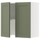 SEKTION Gabin pared 2 puertas p/ campana, blanco/Axstad verde grisáceo, 76x37x76 cm