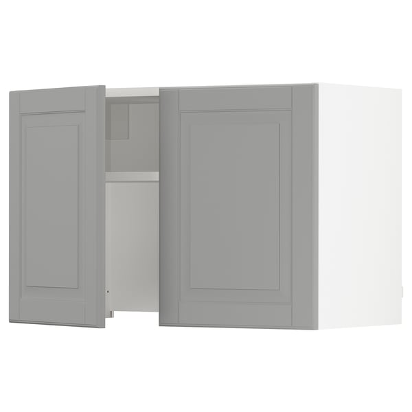 SEKTION Gabin pared 2 puertas p/ campana, blanco/Bodbyn gris, 76x37x51 cm