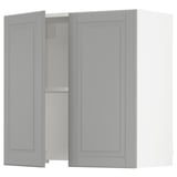 SEKTION Gabin pared 2 puertas p/ campana, blanco/Bodbyn gris, 76x37x76 cm