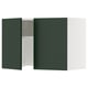 SEKTION Gabin pared 2 puertas p/ campana, blanco/Havstorp Verde oscuro, 76x37x51 cm