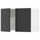 SEKTION Gabin pared 2 puertas p/ campana, blanco/Nickebo Carbón mate, 76x37x51 cm