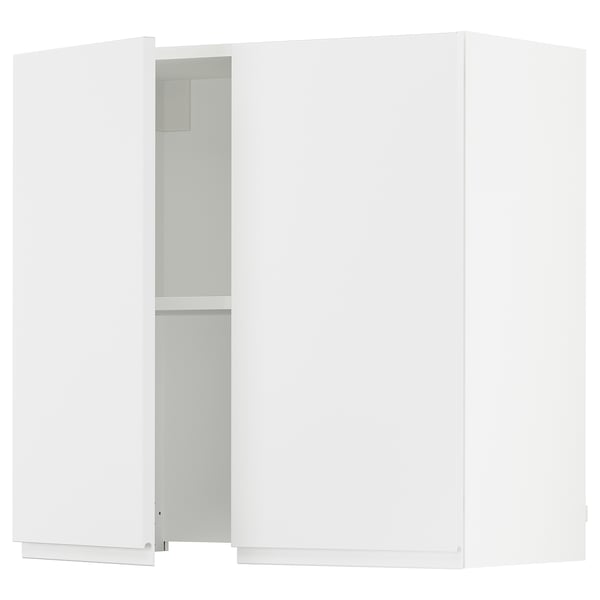 SEKTION Gabin pared 2 puertas p/ campana, blanco/Voxtorp blanco mate, 76x37x76 cm
