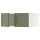 SEKTION Gabin sup p/ refrigerador 2 puertas, blanco/Axstad verde grisáceo, 91x61x38 cm