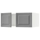 SEKTION Gabin sup p/ refrigerador 2 puertas, blanco/Bodbyn gris, 91x61x38 cm