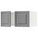 SEKTION Gabin sup p/ refrigerador 2 puertas, blanco/Bodbyn gris, 76x61x38 cm