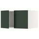 SEKTION Gabin sup p/ refrigerador 2 puertas, blanco/Havstorp Verde oscuro, 91x61x51 cm