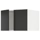 SEKTION Gabin sup p/ refrigerador 2 puertas, blanco/Nickebo Carbón mate, 76x61x51 cm