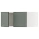 SEKTION Gabin sup p/ refrigerador 2 puertas, blanco/Nickebo Verde grisáceo mate, 76x61x38 cm
