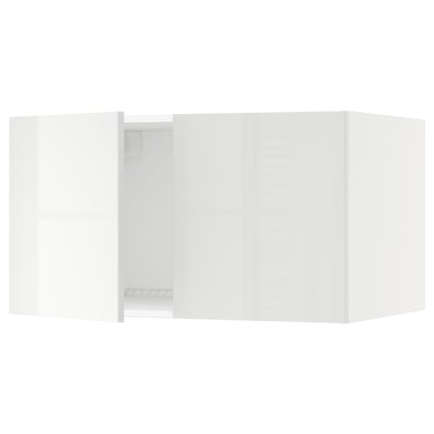 SEKTION Gabin sup p/ refrigerador 2 puertas, blanco/Ringhult blanco, 91x61x51 cm