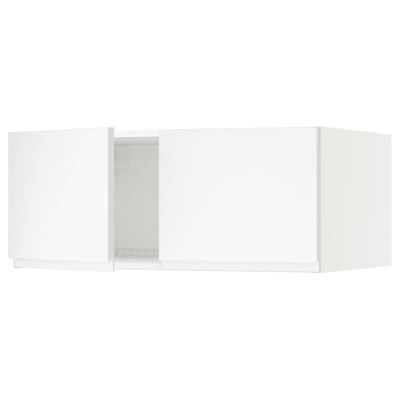 SEKTION Gabin sup p/ refrigerador 2 puertas, blanco/Voxtorp blanco mate, 91x61x38 cm