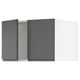 SEKTION Gabin sup p/ refrigerador 2 puertas, blanco/Voxtorp gris oscuro, 76x61x51 cm