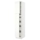 SEKTION Gabinete alto 2 puertas 5 cajones, blanco/Vallstena blanco, 46x61x229 cm