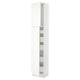 SEKTION Gabinete alto 2 puertas 5 cajones, blanco/Vallstena blanco, 46x37x229 cm