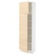 SEKTION Gabinete alto 2 puertas c/estantes, blanco/Askersund efecto fresno claro, 61x37x203 cm