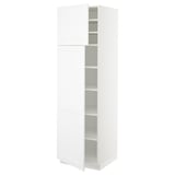 SEKTION Gabinete alto 2 puertas c/estantes, blanco/Axstad blanco mate, 61x61x203 cm