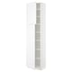 SEKTION Gabinete alto 2 puertas c/estantes, blanco/Axstad blanco mate, 61x37x229 cm