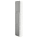 SEKTION Gabinete alto 2 puertas c/estantes, blanco/Bodbyn gris, 38x37x229 cm