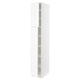 SEKTION Gabinete alto 2 puertas c/estantes, blanco Enköping/blanco efecto madera, 38x61x229 cm