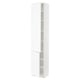 SEKTION Gabinete alto 2 puertas c/estantes, blanco Enköping/blanco efecto madera, 46x37x229 cm