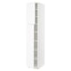 SEKTION Gabinete alto 2 puertas c/estantes, blanco Enköping/blanco efecto madera, 46x61x229 cm