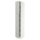 SEKTION Gabinete alto 2 puertas c/estantes, blanco/Havstorp gris claro, 38x61x229 cm