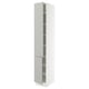 SEKTION Gabinete alto 2 puertas c/estantes, blanco/Havstorp gris claro, 38x61x229 cm