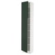 SEKTION Gabinete alto 2 puertas c/estantes, blanco/Havstorp Verde oscuro, 46x37x229 cm