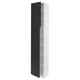 SEKTION Gabinete alto 2 puertas c/estantes, blanco/Nickebo Carbón mate, 46x37x229 cm