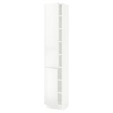 SEKTION Gabinete alto 2 puertas c/estantes, blanco/Ringhult blanco, 38x37x203 cm