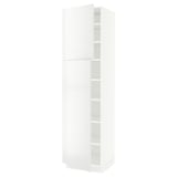SEKTION Gabinete alto 2 puertas c/estantes, blanco/Ringhult blanco, 61x61x229 cm