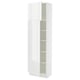 SEKTION Gabinete alto 2 puertas c/estantes, blanco/Ringhult blanco, 61x37x203 cm