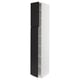 SEKTION Gabinete alto 2 puertas c/estantes, blanco/Upplöv Carbón mate, 38x61x229 cm