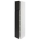 SEKTION Gabinete alto 2 puertas c/estantes, blanco/Upplöv Carbón mate, 38x61x203 cm