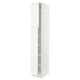 SEKTION Gabinete alto 2 puertas c/estantes, blanco/Vallstena blanco, 38x61x229 cm