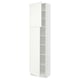SEKTION Gabinete alto 2 puertas c/estantes, blanco/Vallstena blanco, 61x37x229 cm