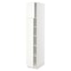 SEKTION Gabinete alto 2 puertas c/estantes, blanco/Vallstena blanco, 38x61x203 cm
