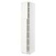 SEKTION Gabinete alto 2 puertas c/estantes, blanco/Vallstena blanco, 46x61x229 cm