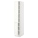 SEKTION Gabinete alto 2 puertas c/estantes, blanco/Vallstena blanco, 38x61x203 cm