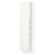 SEKTION Gabinete alto 2 puertas c/estantes, blanco/Veddinge blanco, 61x37x229 cm