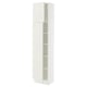 SEKTION Gabinete alto 2 puertas c/estantes, blanco/Veddinge blanco, 46x37x203 cm