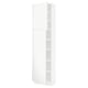 SEKTION Gabinete alto 2 puertas c/estantes, blanco/Voxtorp blanco mate, 61x37x229 cm