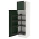 SEKTION Gabinete alto c/despensa extraíble, blanco/Havstorp Verde oscuro, 61x61x203 cm