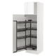 SEKTION Gabinete alto c/despensa extraíble, blanco/Ringhult blanco, 61x61x203 cm