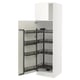 SEKTION Gabinete alto c/despensa extraíble, blanco/Veddinge blanco, 61x61x203 cm