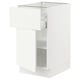 SEKTION Gabinete bajo 1 puerta 1 cajón, blanco/Vallstena blanco, 46x61x76 cm