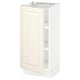 SEKTION Gabinete bajo 1 puerta c/estantes, blanco/Bodbyn hueso, 38x37x76 cm